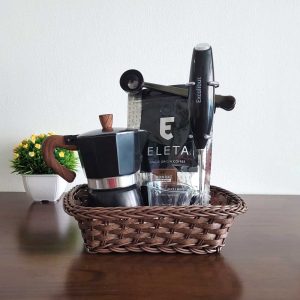 "Cestino Nero" para amantes del café sofisticados