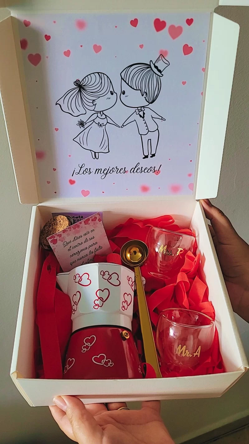 Set de regalos para recién casados.