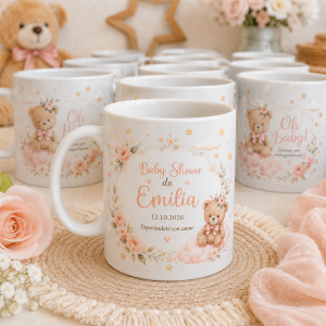 Tazas para Baby Shower Personalizadas en Panamá por Docena | Diseño por Ambos Lados